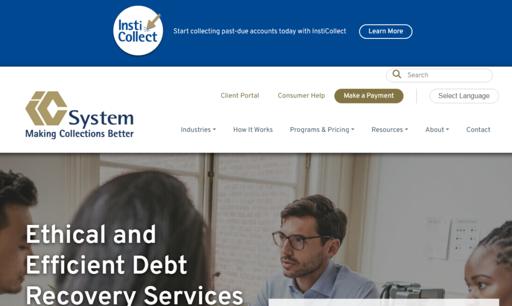 Hospital collections services